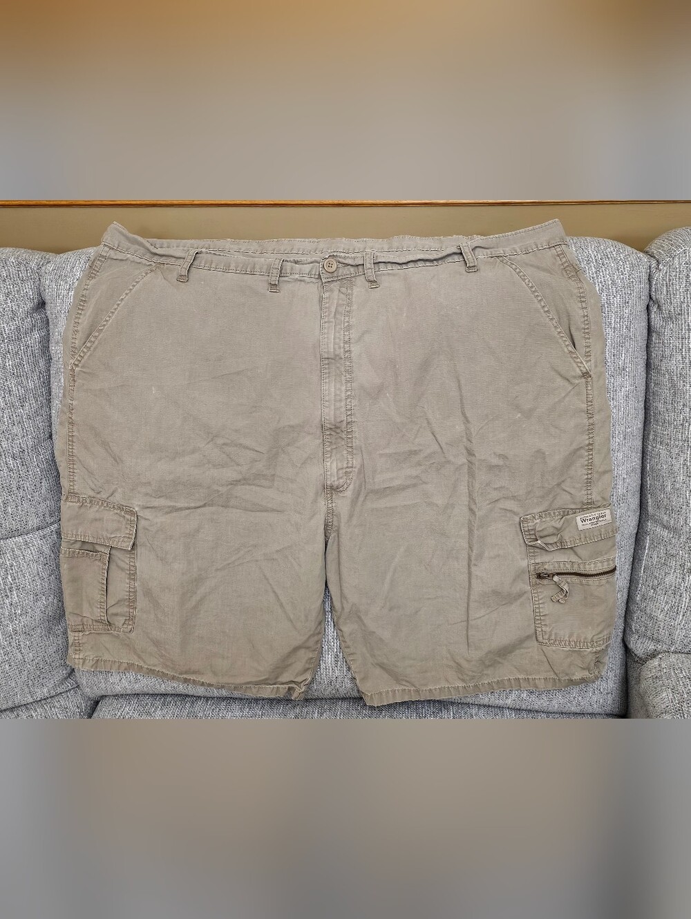 Light Khaki Men's Cargo Shorts
